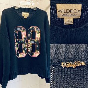 WILDFOX Brand ‘White Label’  Crew Neck Sweater.